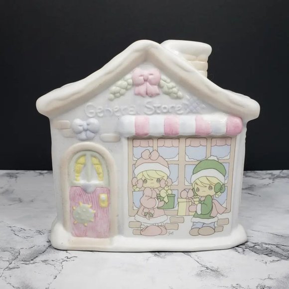 Precious Moments Musical Christmas General Store Vintage - Picture 1 of 9